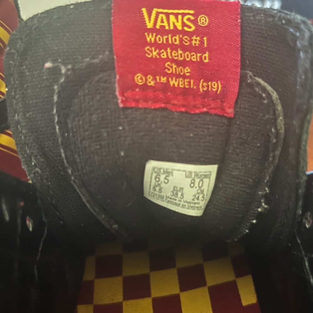 Harry Potter, Gryffindor Vans 2019, 6.5 men 8 in women